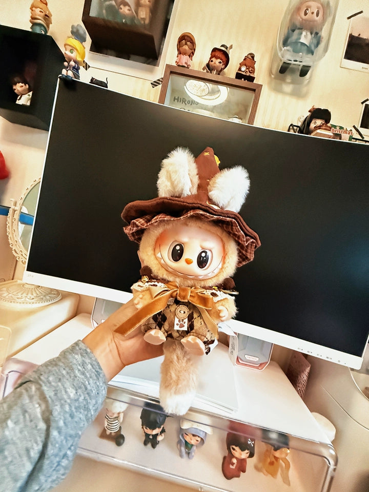 Charming Brown Magical Fox with wizard traits, full of cleverness and magical charm.