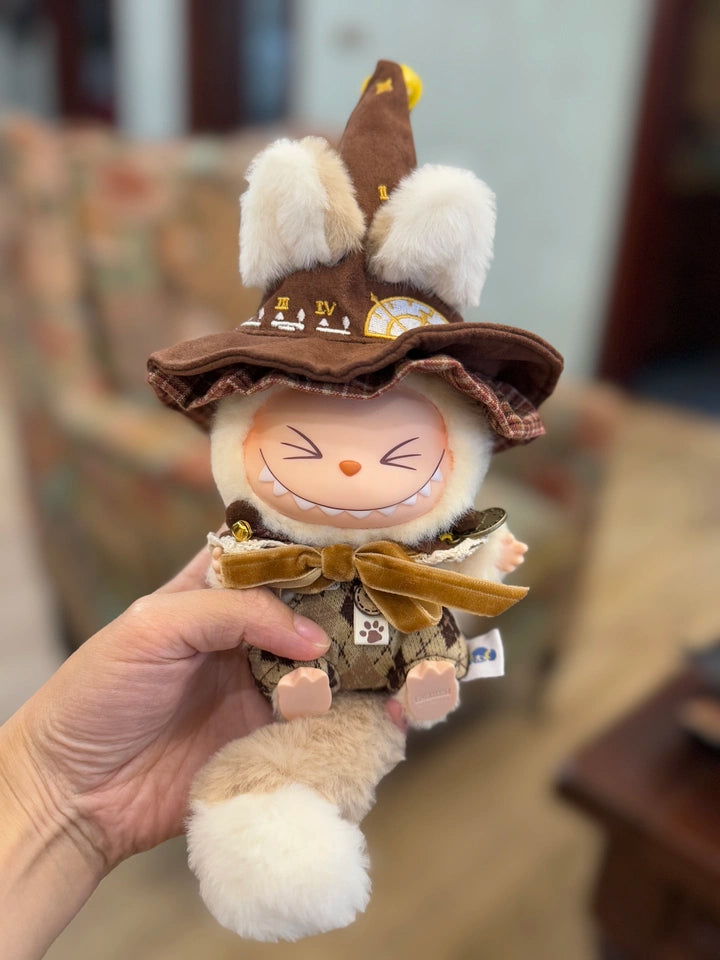Charming Brown Magical Fox with wizard traits, full of cleverness and magical charm.