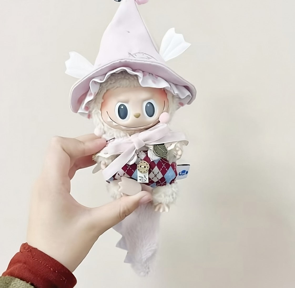 Majestic Light Pink Magical Dragon with wizard features, radiating magical power and elegance. Custom styles for Exciting Macaron, Big into Energy, and Have a Sit. Front