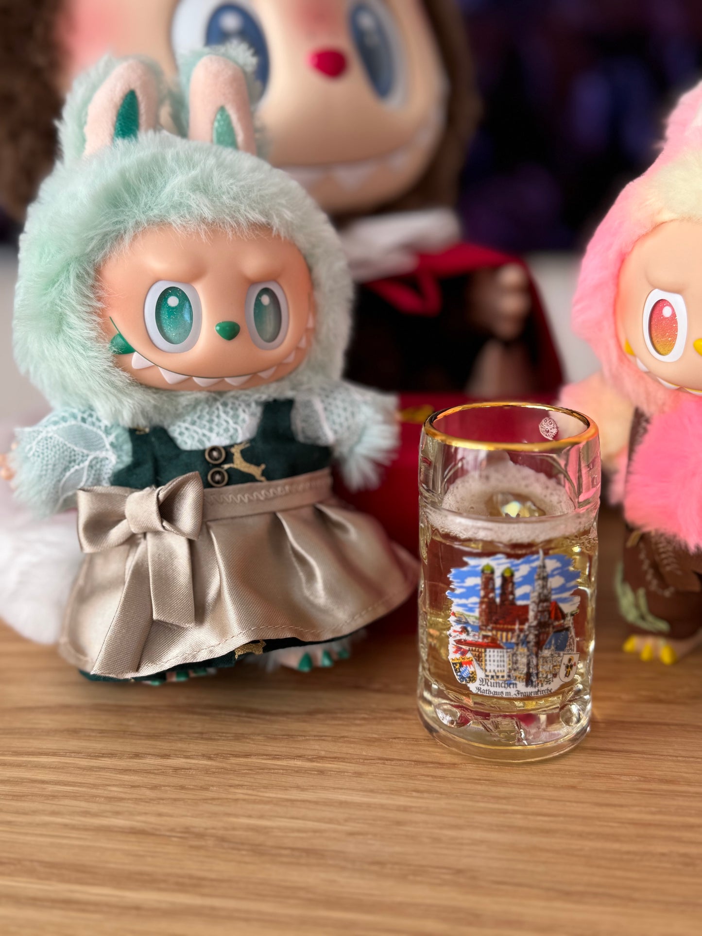 LABUBU Clothes Wizard Pink Magical Dragon
