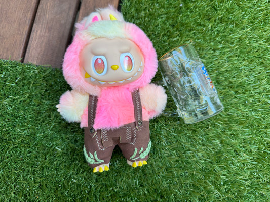 LABUBU Kleidung Zauberhafter Rosa Drache