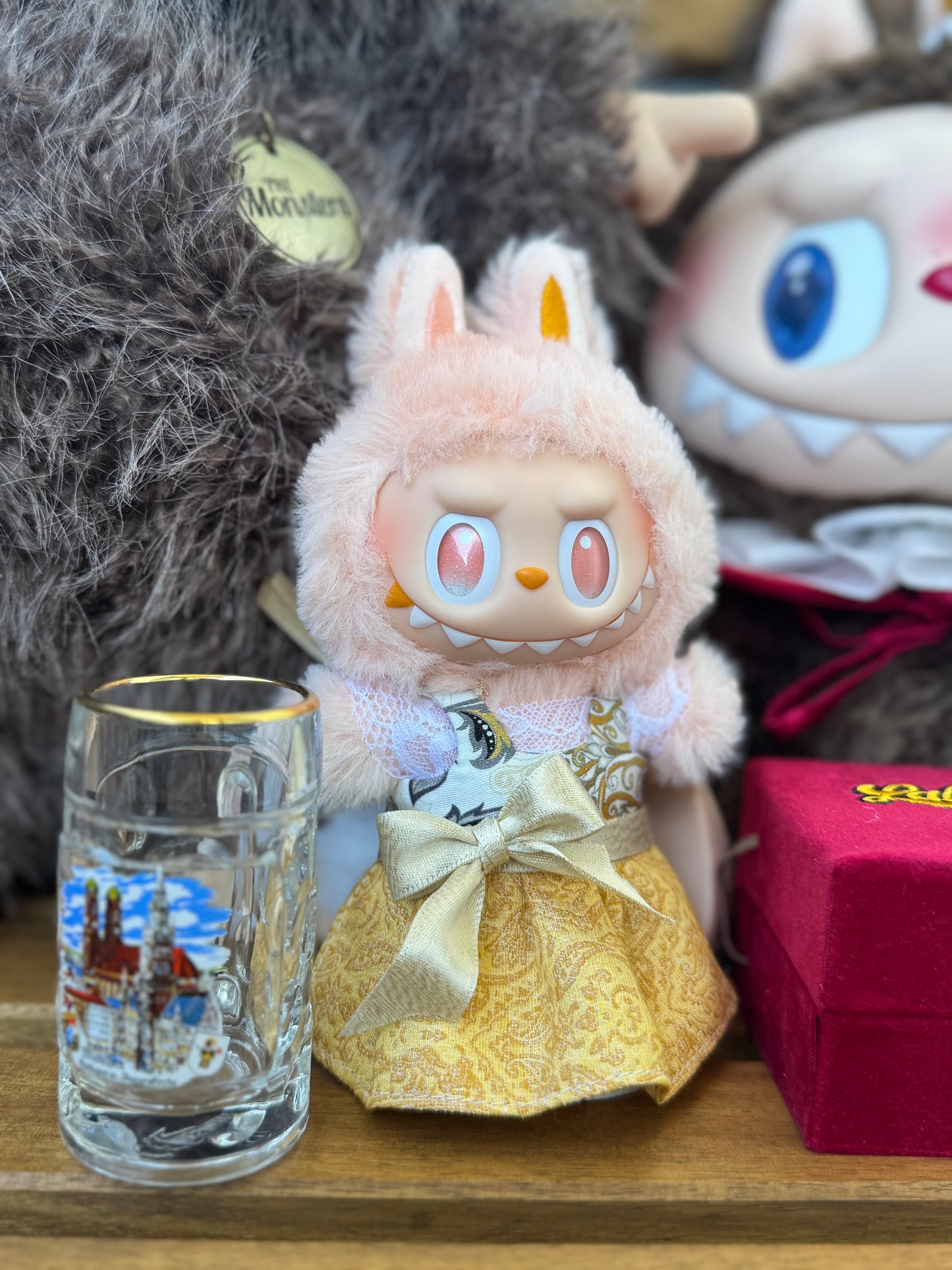 LABUBU Clothes Wizard Pink Magical Dragon