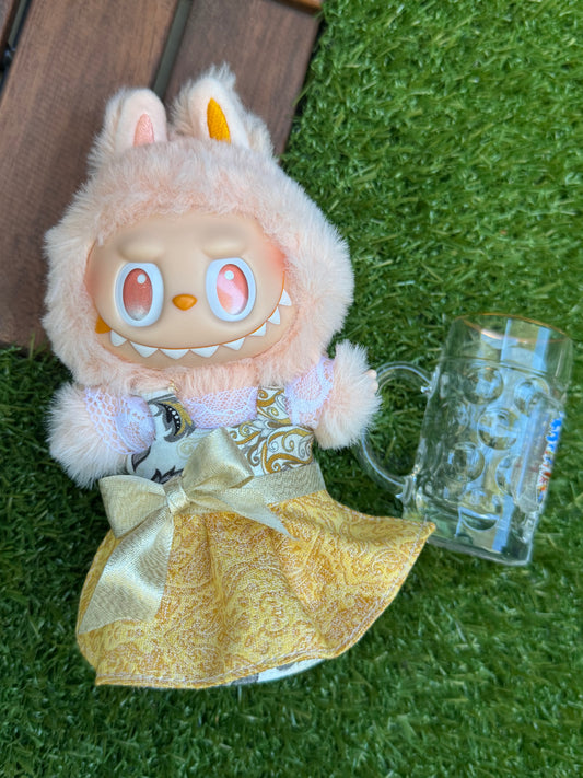 LABUBU Kleidung Zauberhafter Rosa Drache