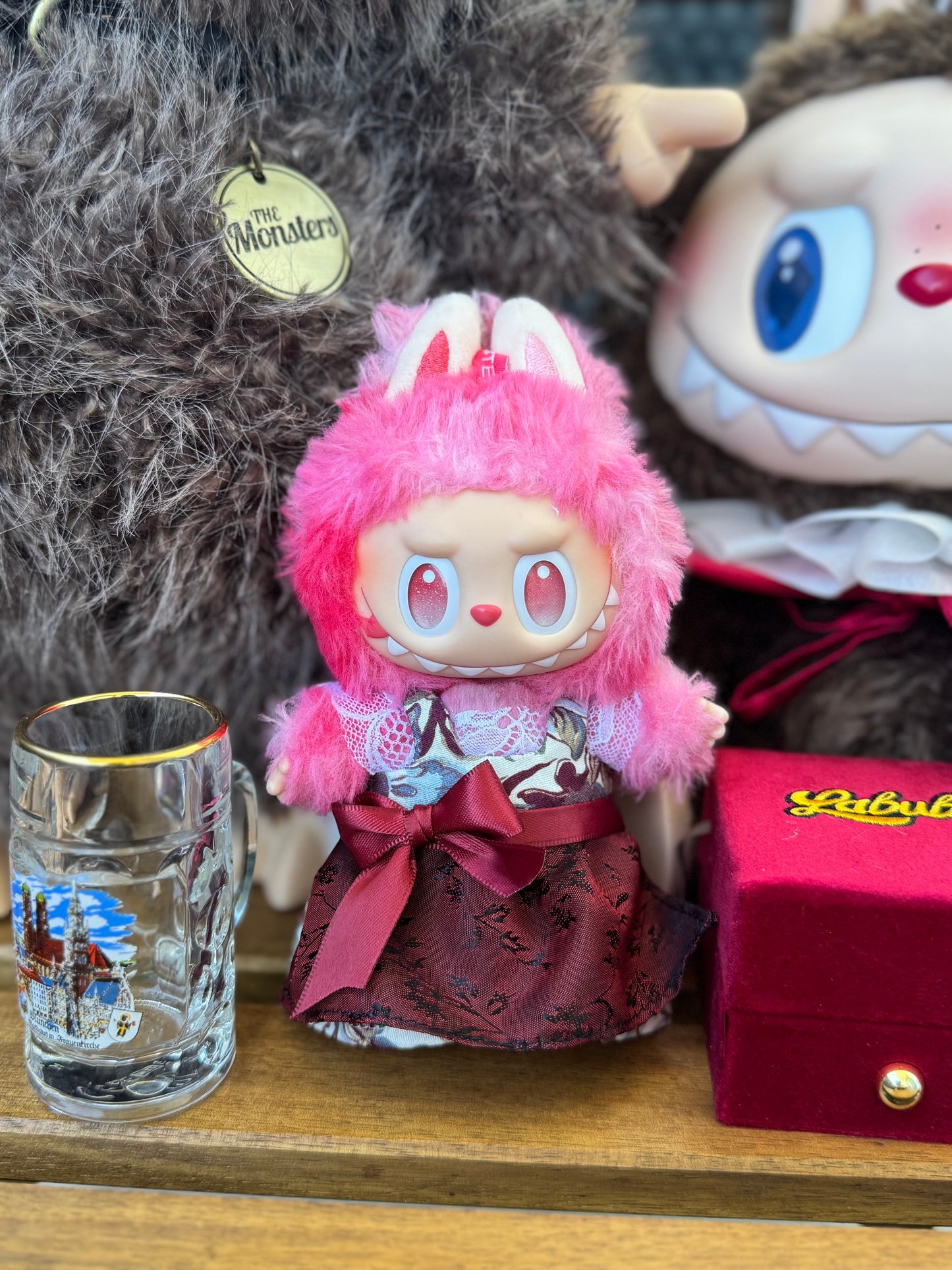 LABUBU Clothes Wizard Pink Magical Dragon