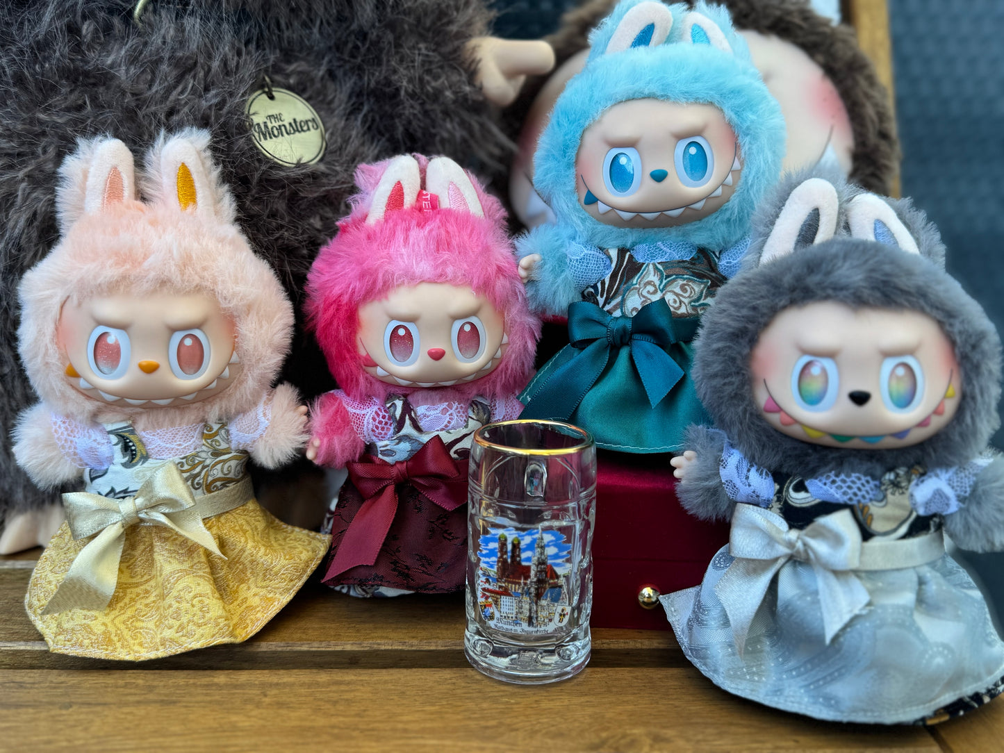 LABUBU Clothes Wizard Pink Magical Dragon
