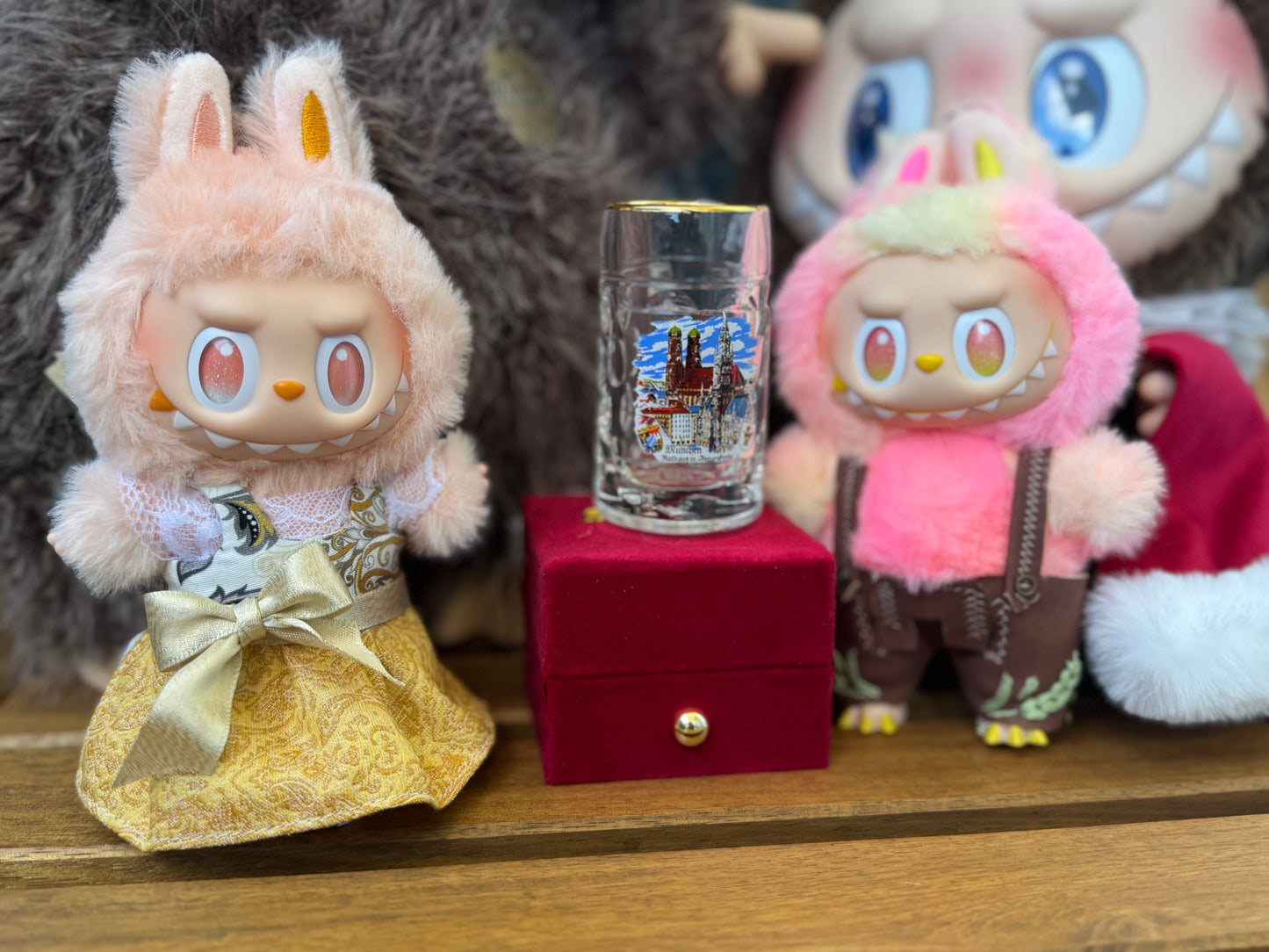 LABUBU Clothes Wizard Pink Magical Dragon