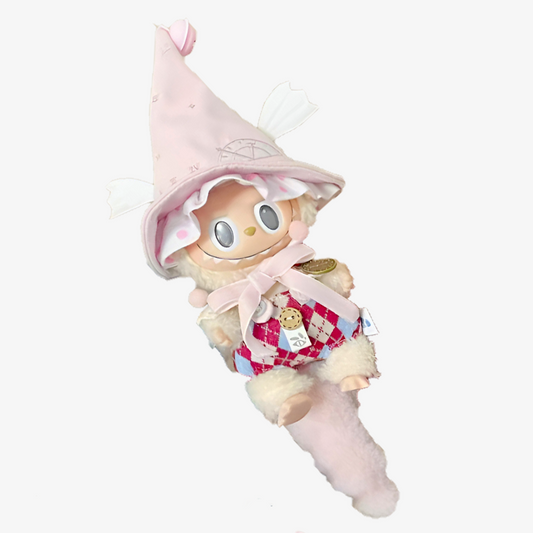 Majestic Light Pink Magical Dragon with wizard features, radiating magical power and elegance. Custom styles for Exciting Macaron, Big into Energy, and Have a Sit.